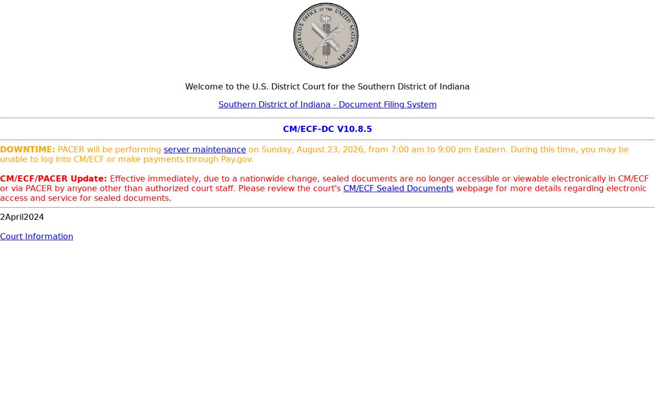 Madison County federal case lookup CM ECF