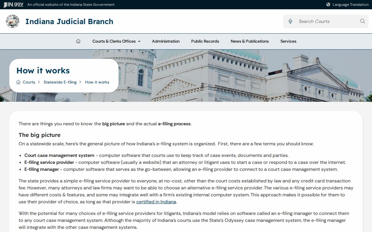 Madison County court record e-filing workflow