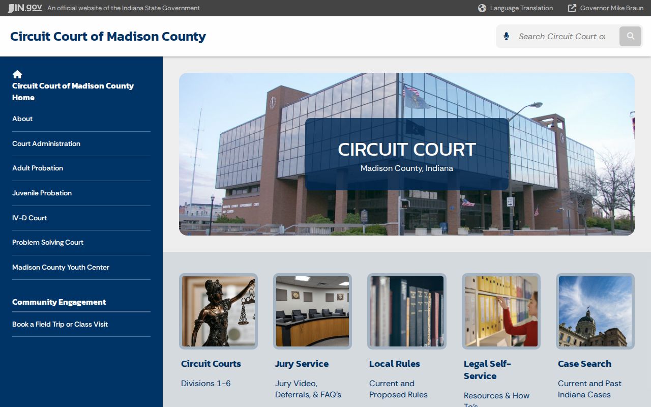 Official Madison County courts information